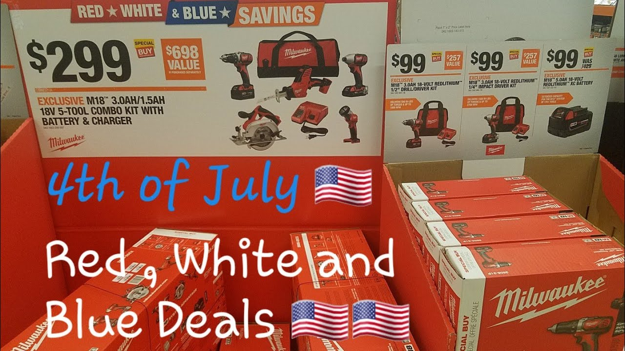 Home Depot Live 4th Of July Red White And Blue Deals YouTube