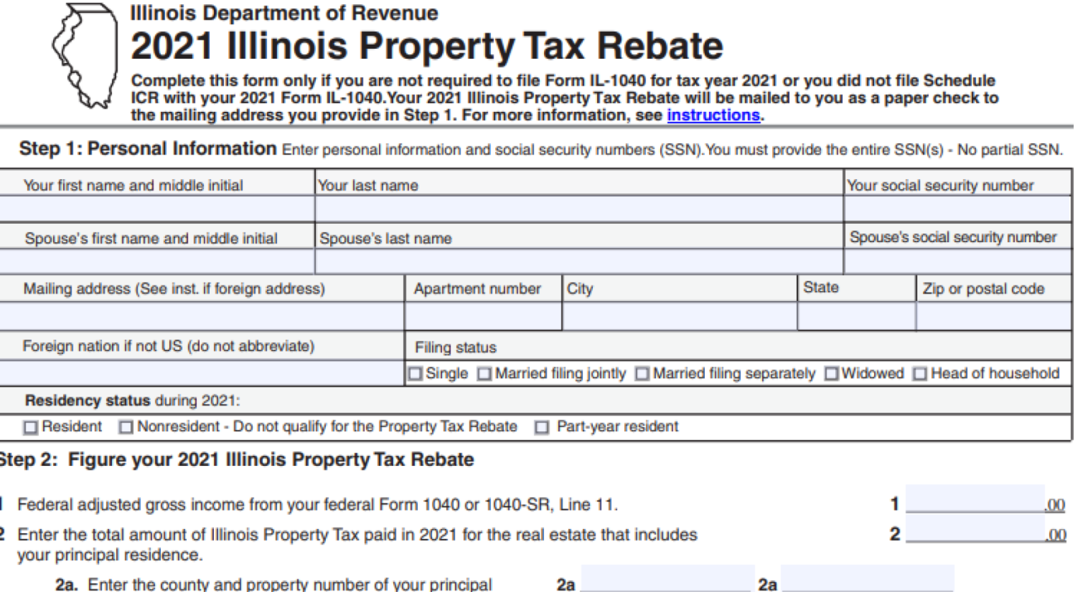 Rebate Checks In Illinois 2023